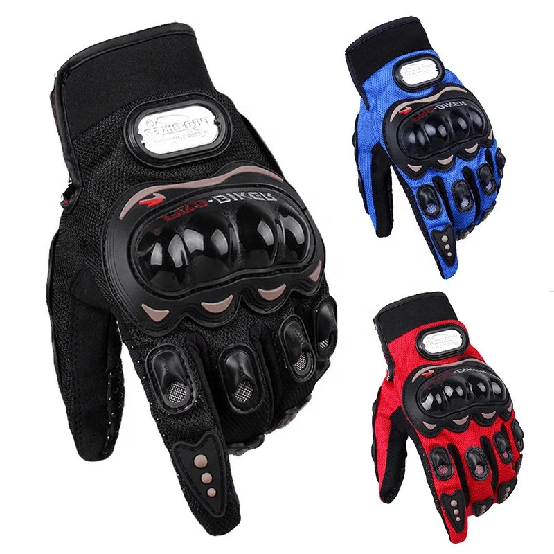 

Breathable Waterproof Full Finger Touch Screen Sale Custom Printed Motorcycle Rider Gloves, Custom color