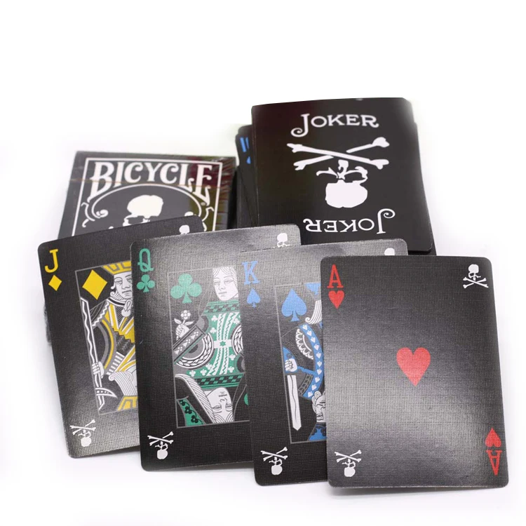 

Custom gambling paper playing cards printing games play card with custom logo, Cmyk