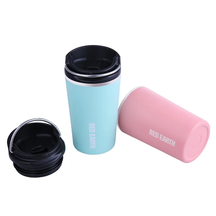 

Powder Coating Stainless steel double wall Coffee Tumbler 380ML 480ML 580ML with lid high quality Popular Tumbler, Various colors & customized