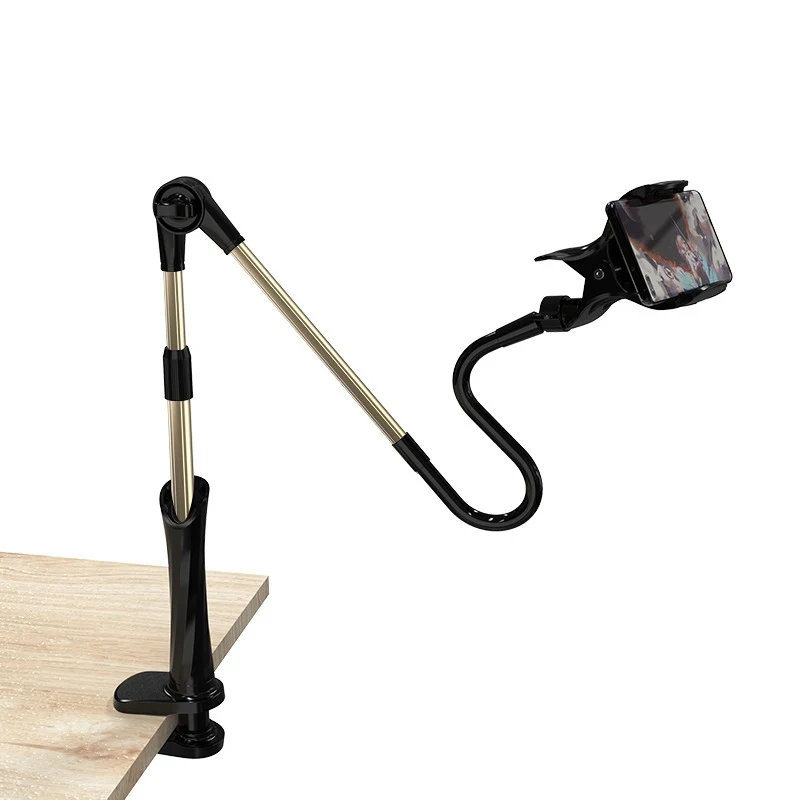 

Dropshipping Desk Phone Holder Two-Section Arm Mobile Phone Stand Bedside Desktop Home Phone Lazy Stand Holder