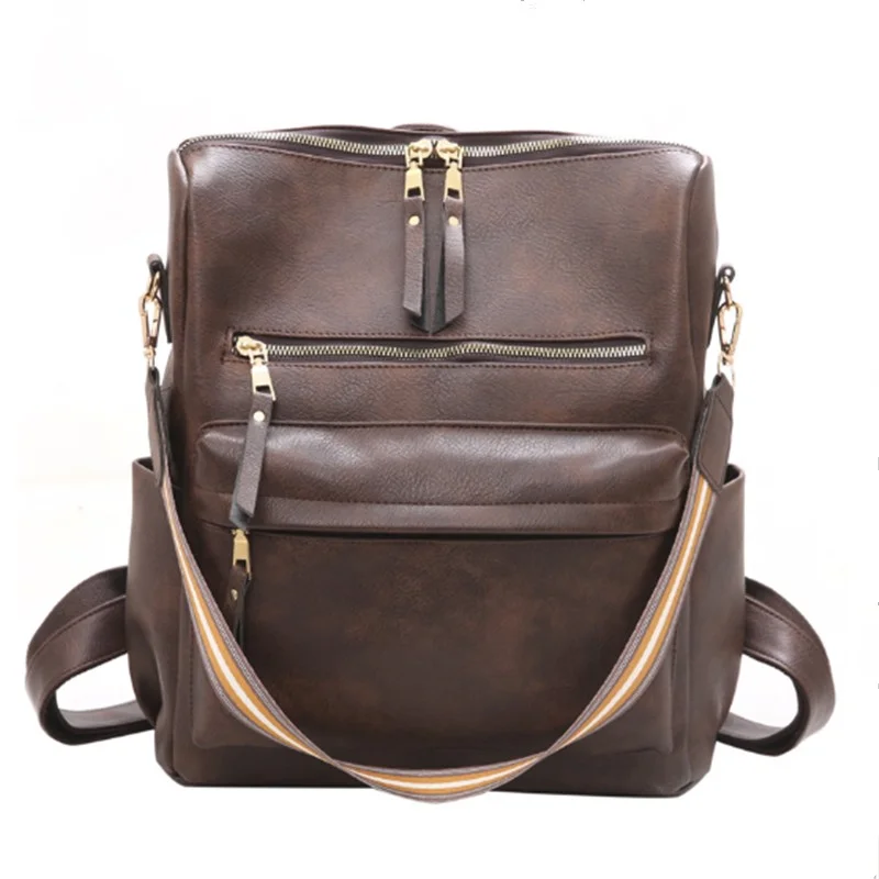 

Wholesale Fancy High Quality Backpack 1001404 Women Leather Backpacks With Shoulder Strap Crossbody Sling Bag