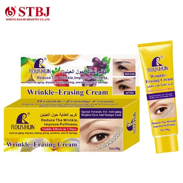 

ROUSHUN Wrinkle Erasing Eye Cream Improve Puffiness Anti Wrinkle Remove Dark Circle Lifting Eye Gel