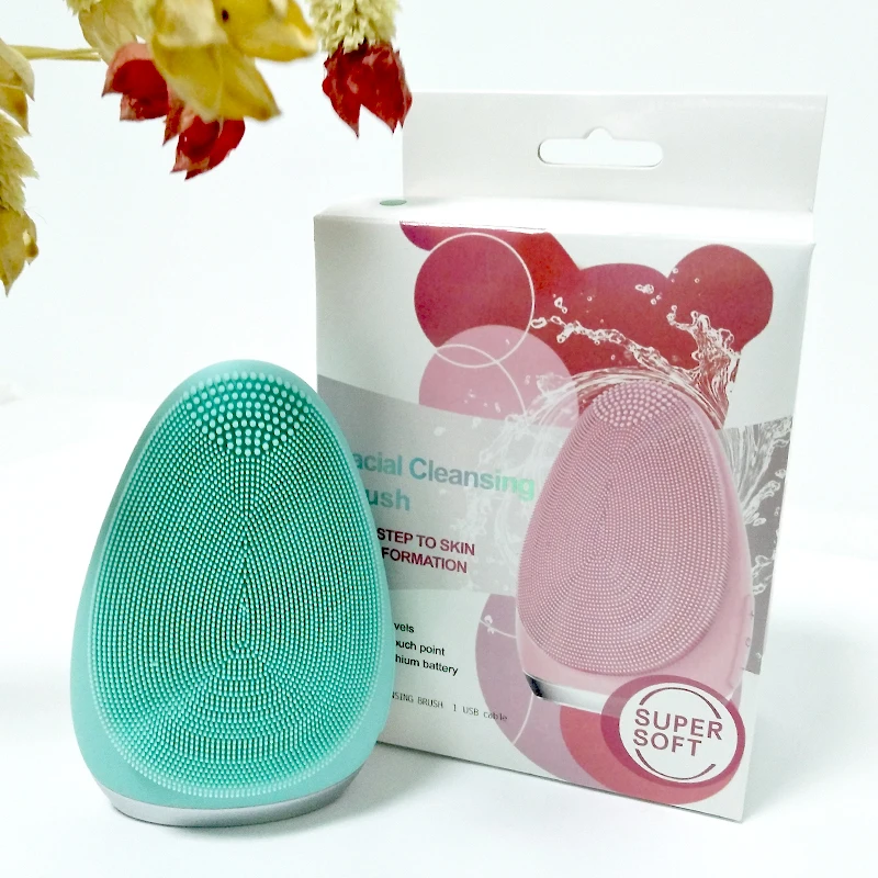 

Mini Portable Face Cleansing Washing Massage Brush Electric Facial Cleanser Brush