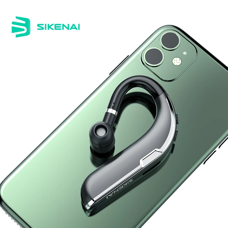 

Sikenai 5.0 Ear Hook Wireless Earbuds Handsfree Business Wireless Headphone, Black