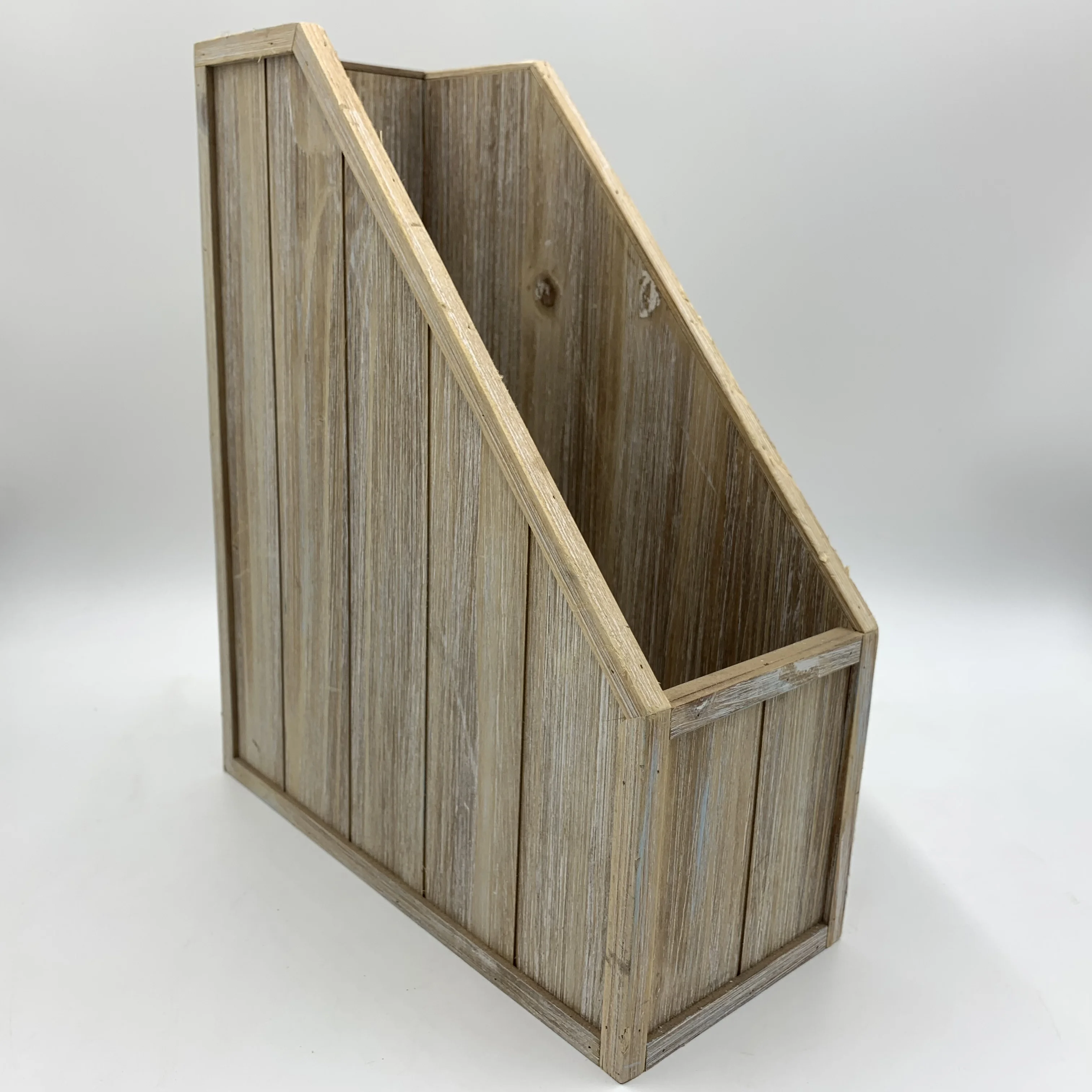 Custom Friendly Office Stationery Desktop Document Storage Box Wooden