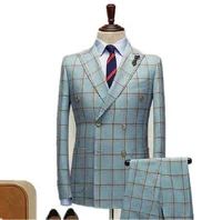 

2019 New Pattern Custom Made Men Suits 3 Pieces Wedding suit and dress