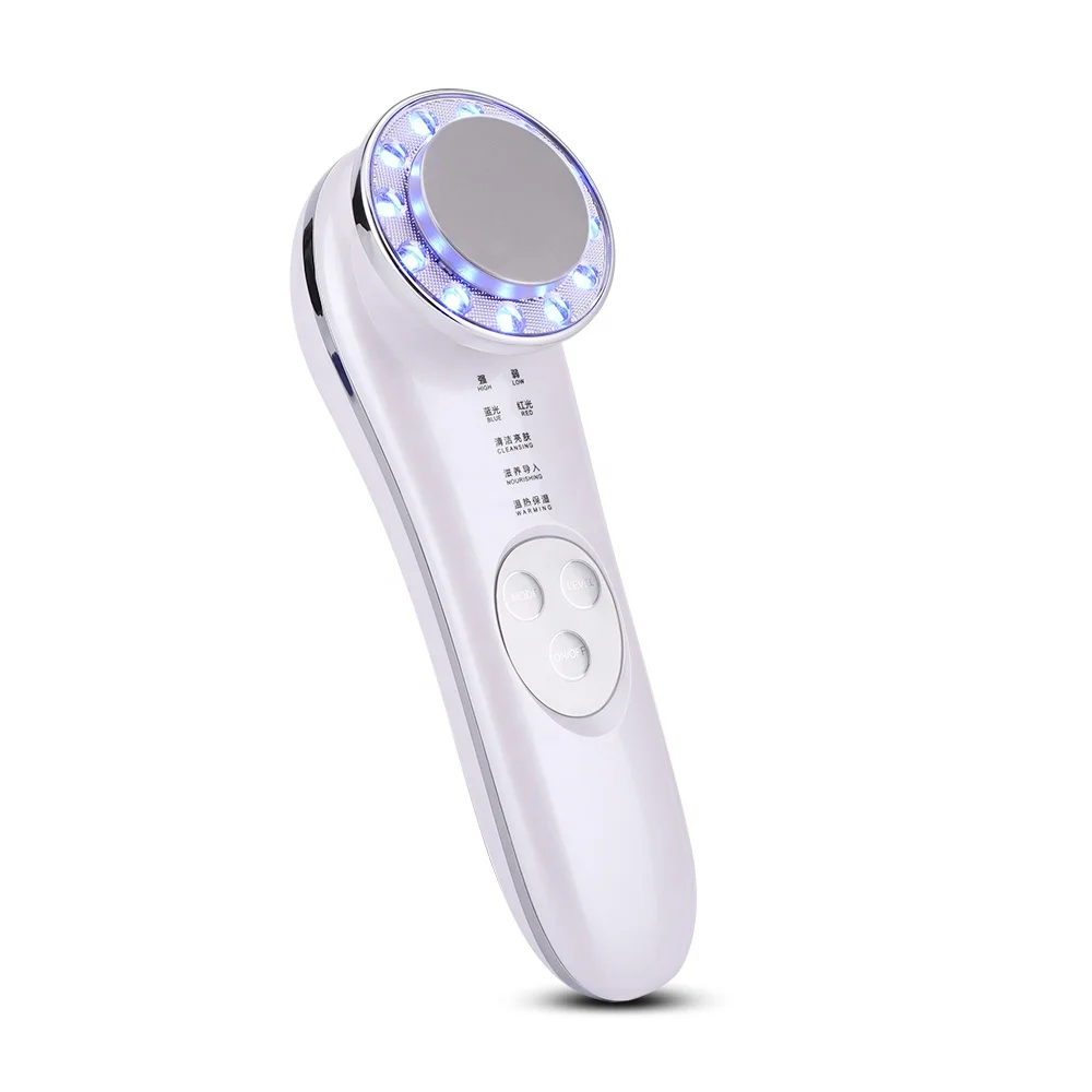 

Dropshipping Portable OEM Facial Skin Laser Home Use Handheld Wrinkle Removal RF Multifunctional EMS Neck 2021 Beauty Device