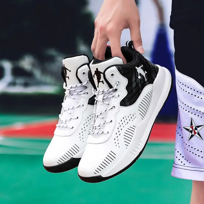 

2019 New fashion design high cut sport basketball shoes for men with custom logo, Optional