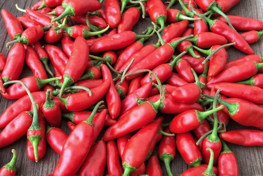 Chili heat chart comparing different peppers including Yuma