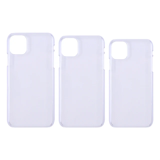 

Suitable for iPhone 11 glossy single bottom PC hard phone case cute case, Transparent