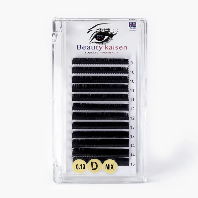 

Gecko Wholesale Vegan Russian Volume Individual Eyelash Extensions Kits Private Label Silk Lash Extension Supplies, Natural black