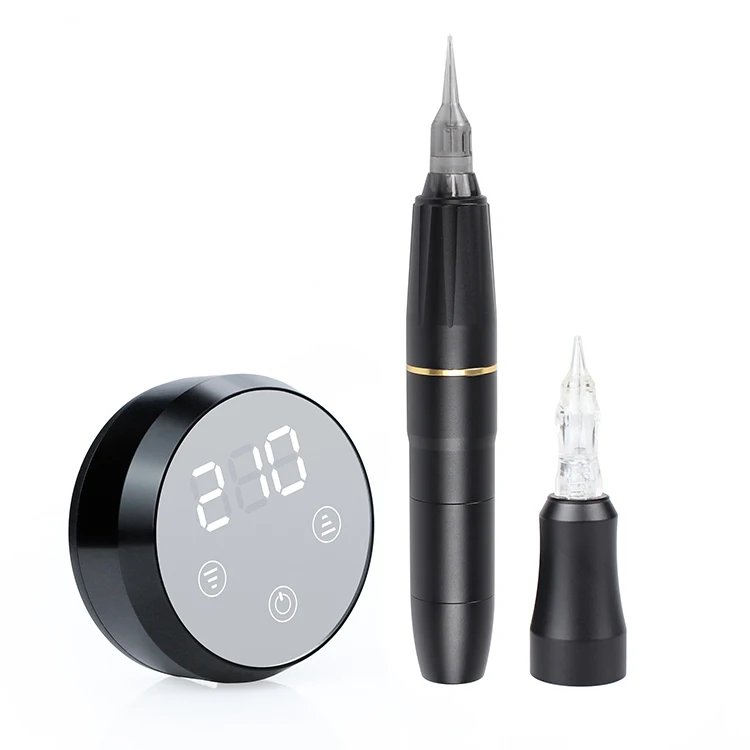 

PMU Wireless Machine Cordless permanent makeup Machine, Ombre Powder Brows Microblading Tattoo machine Wireless