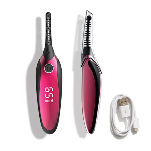 

Wholesale customized mini electric heated eyelash curler long lasting electric eyelash