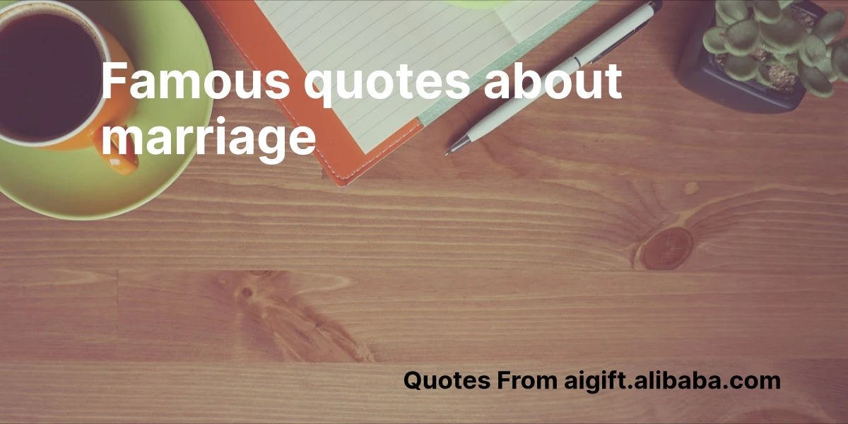 famous quotes about marriage