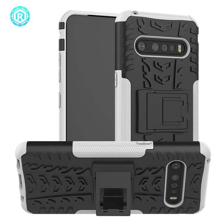 

for LG V60 ThinQ 5g shockproof hybrid armor case 360 degree kickstand mobile phone case for LG V60, 8 color