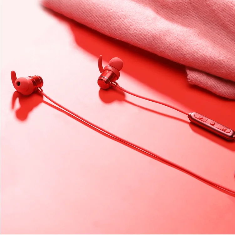 

Original Manufacture BT TWS Wireless Neckband Earphone Sports Bass Effect Stereo Earphones Magnetic Earbuds