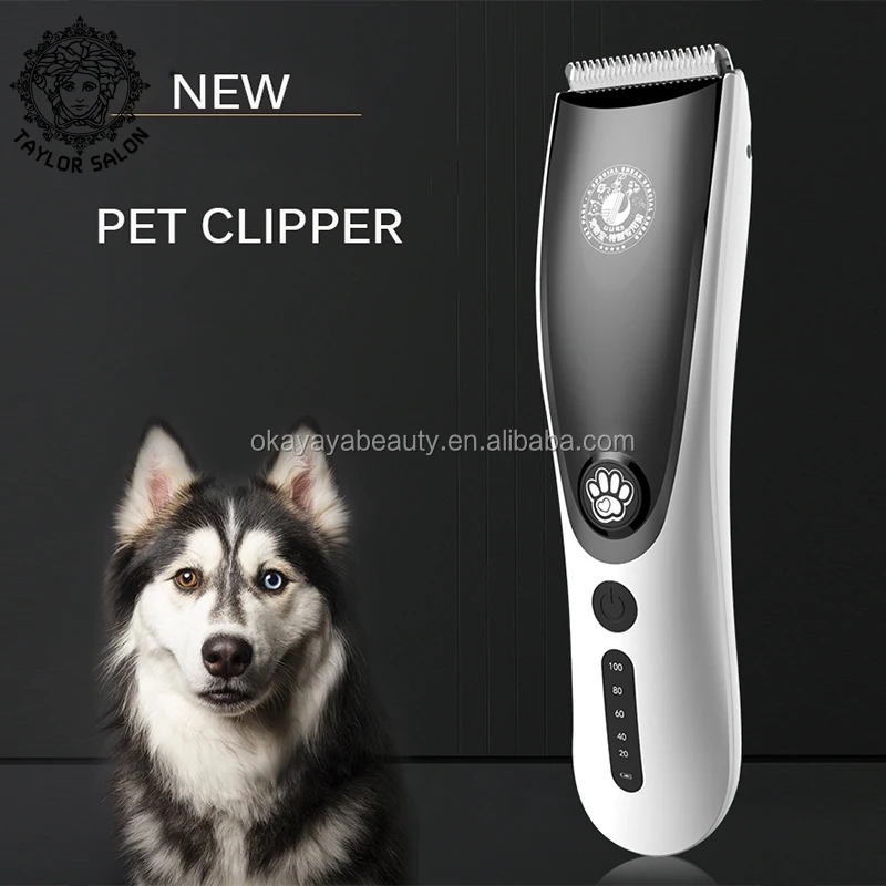 

2020 hot sale pet clipper blade hair trimmer low noise electric professional pet clippers