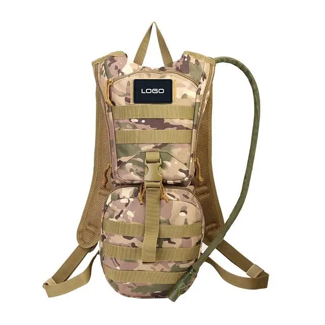 

Factory Camouflage Running Cycling Outdoor Hiking Custom Waterproof Tactical Hydration Pack Backpack With 2l Water Bladder