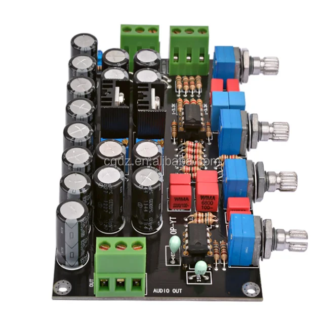 

NE5532 OP AMP Tone Amplifier Preamplifier Volume Control Board HIFI Preamp Tone Board Dual AC12V-22V For Amplifier DIY, Optional