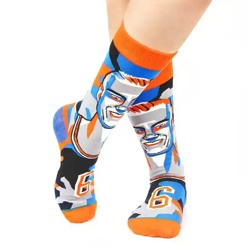 

Latest Popular sport men socks colorful happy socks for men, Custom color