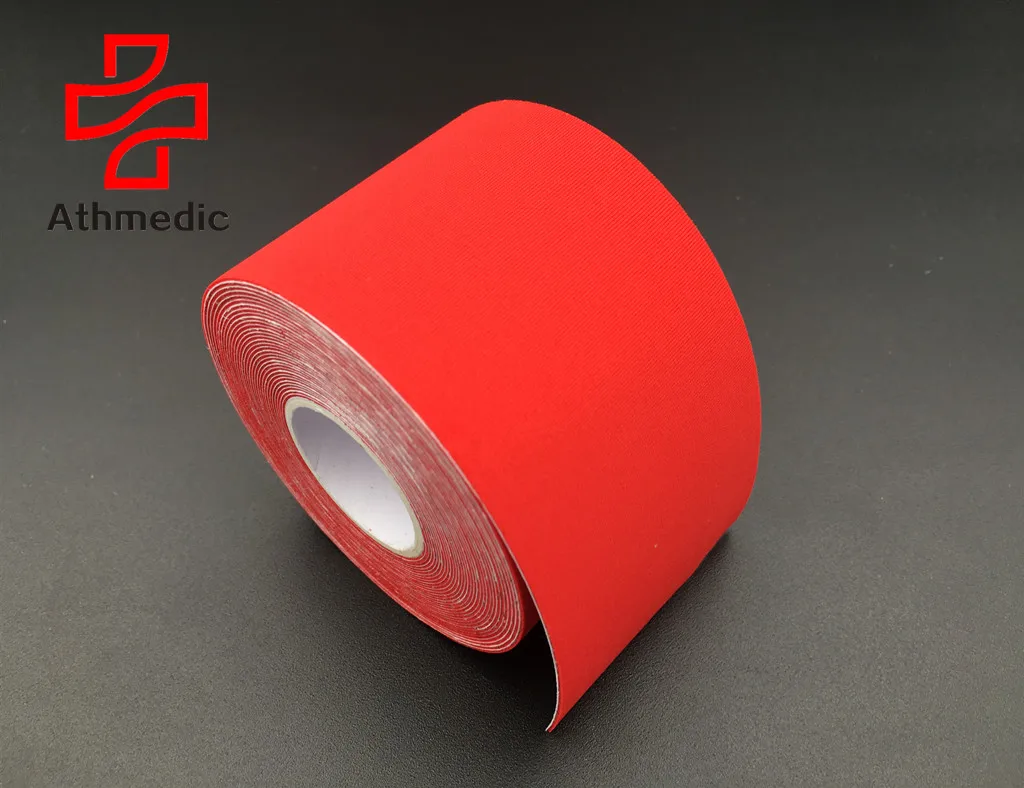 

2021 Athmedic MUSCLE Recovery Athletic 4 way stretch nylon Biomechanical kinesiology tape StrengthTape Sports Strapping Tape