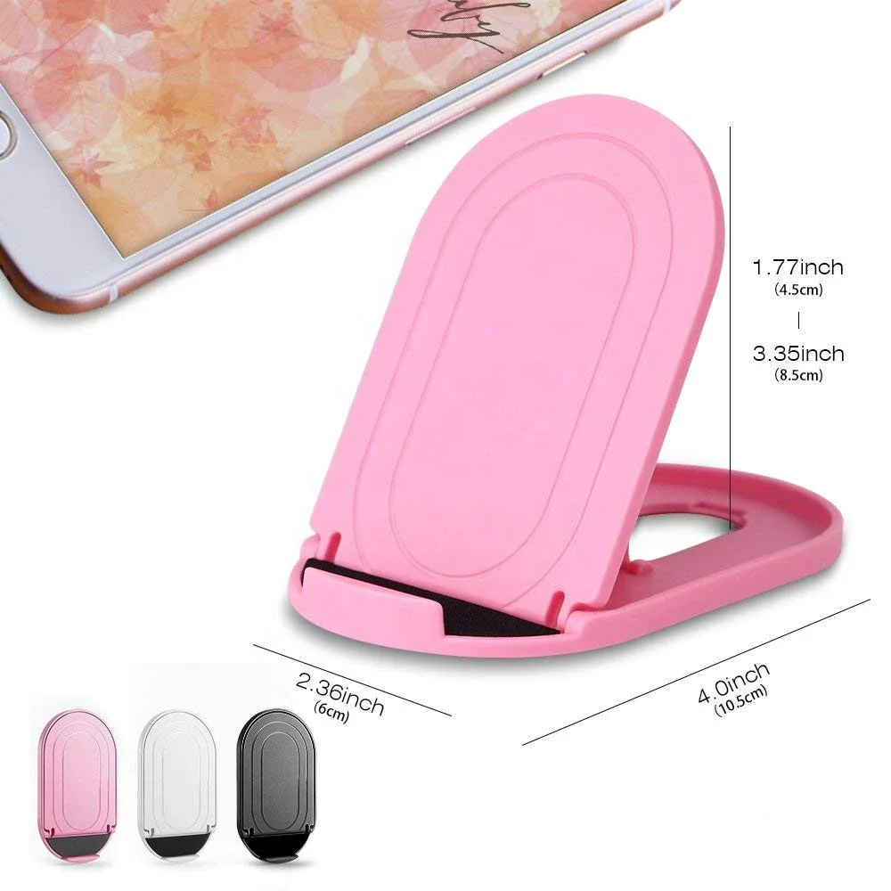 

Universal Adjustable Portable Foldable Desktop Cell Phone Stand Holders for Tablet for iPad for iPhone 12, Black,white,yellow,blue,pink,gray