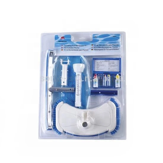 

Swimming Pool Accessories Maintenance Kits Swimming Pool Cleaning Suit, White/blue