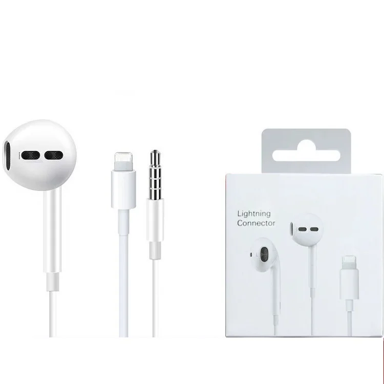 

Wholesale High Quality 3.5mm Earphone & Headphone OEM In Ear Wired Earphones with Mic for iPhone 6 for 3.5mm Jack Smart Phone, Any pantone color