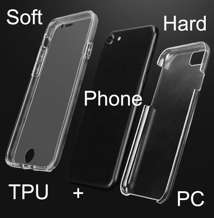 

360 degree protection of full cell mobile phone hard tpu pc cover case for samsung galaxy s10 lite / a91, Transparent