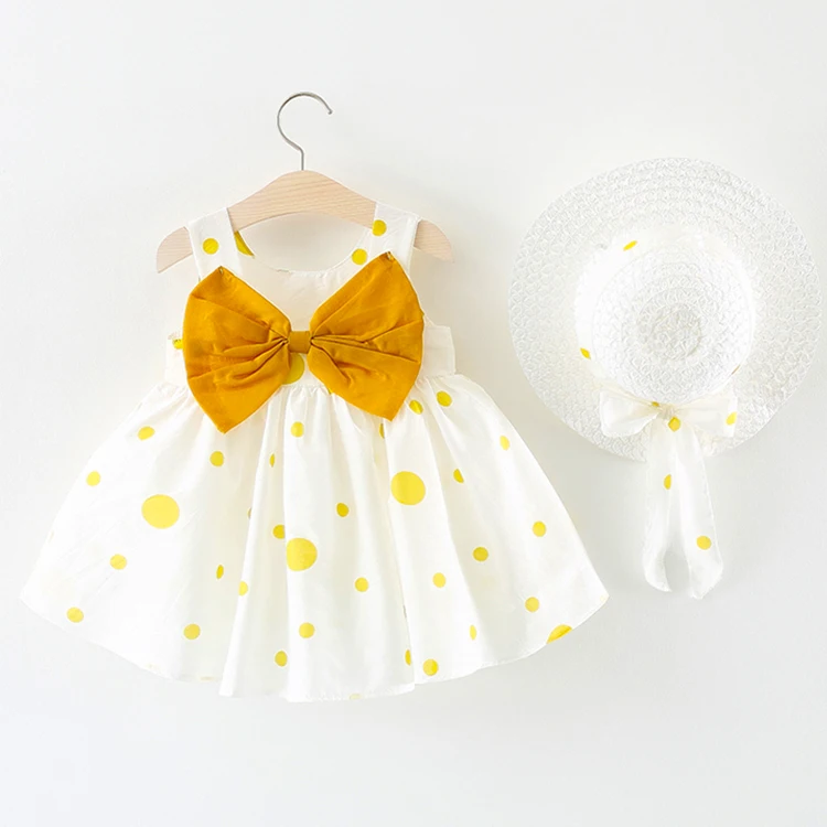 

China korean style girls dress fashion baby girl party dress children frocks sleeveless summer puffy dress girls, Green/pink/yellow