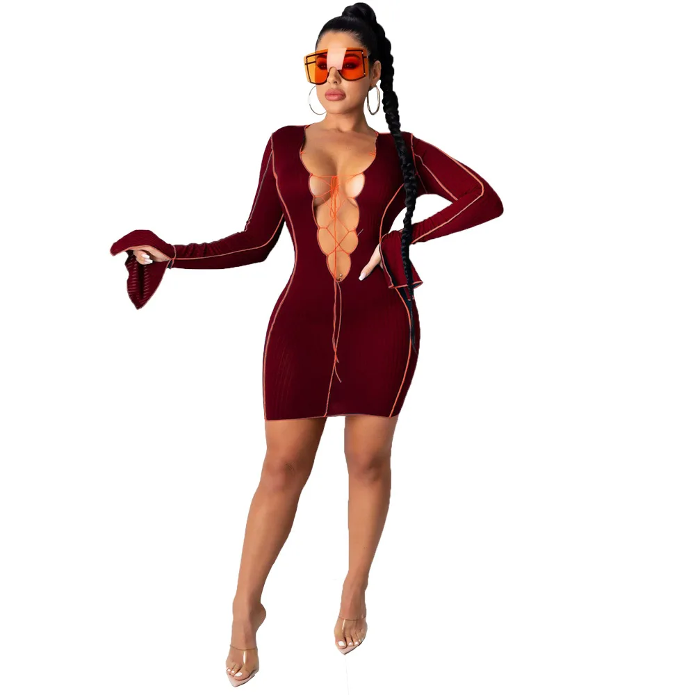 

High Quality Premium Quality Custom Ladies Sweater Dress