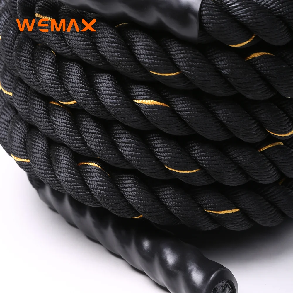 

WEMAX 50mm * 9m battle rope for Training battling ropes 12.6KG gym and exercise Polyester Fitness Battle Rope