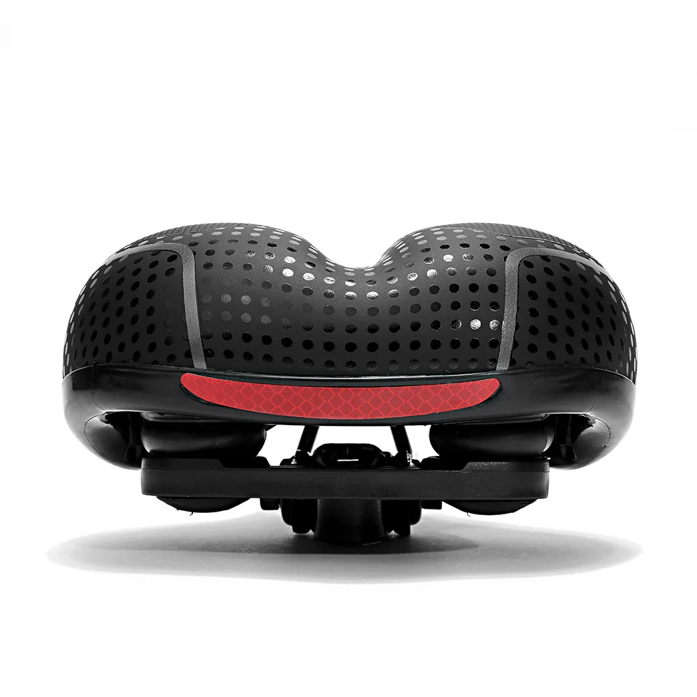 

Reasonable Price Bike Saddle Comfort Bike Saddle Leather Bicycle Saddle bike seat, Black