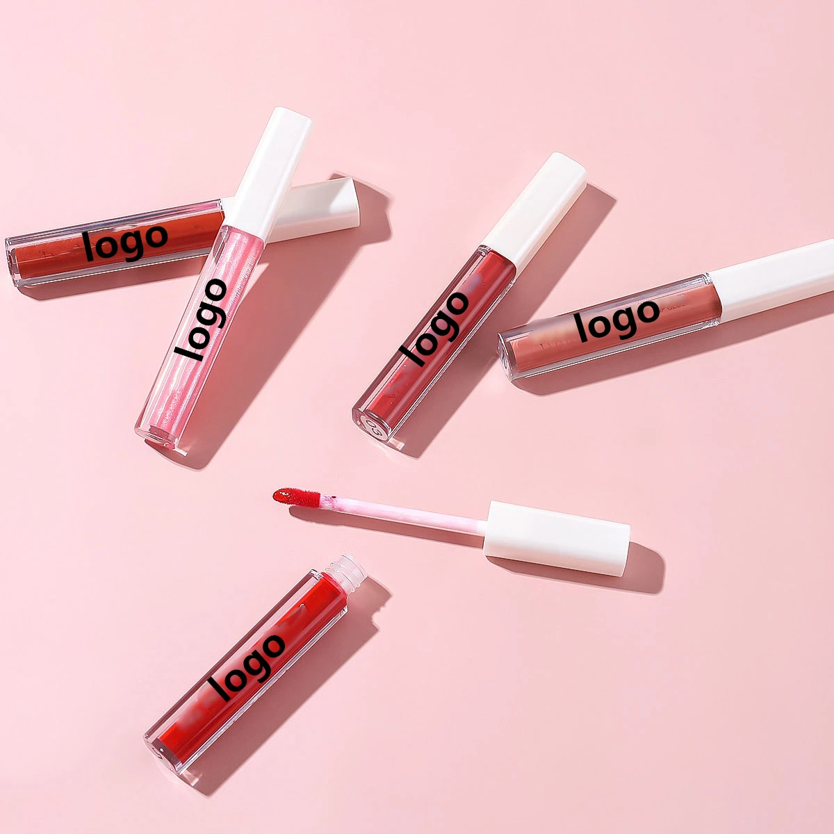 

2021 New Style Pigmented vegan lip gloss and lip liner logo customize 2 in 1 matte liquid lipstick with lip liner private label