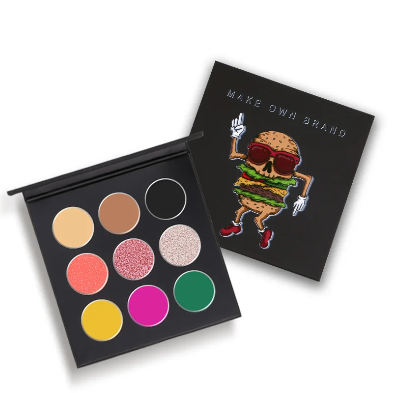 

Custom Logo Eyeshadow Wholesale Vegan Cruelty Free High Pigment DIY Your Own Eye Shadow Palette