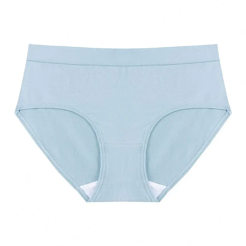 

100% Cotton Panties Seamless Culotte Bragas Knickers Simple Lightweight Underwear Portable Comfortable Breathable Solid Briefs, Picture shows