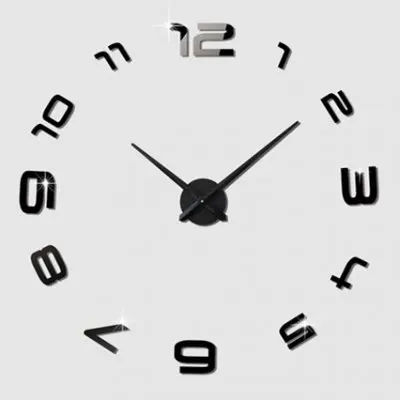 

2019 new Large 3d diy wall clock Home Decoration