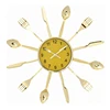 Plastic kitchen knives and forks clock themes wall clock