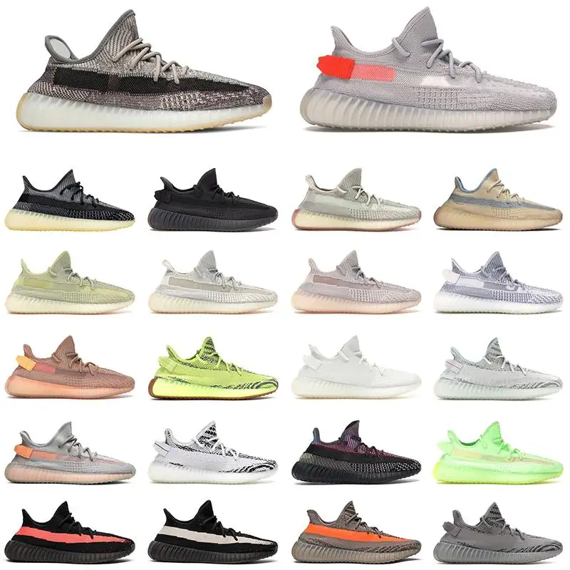 

2021 New Original 1:1 Casual Shoes Sneaker Product Sport Man Latest Design Quality Running shoes Sports Shoes Yeezy 350 V2, Black