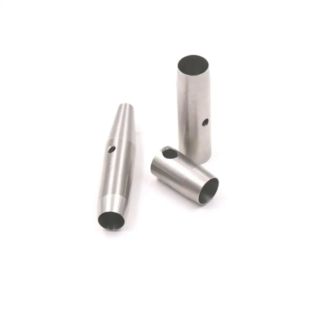 
2020 CNC Machined titanium brass stainless Steel threaded hollow dowel pin 