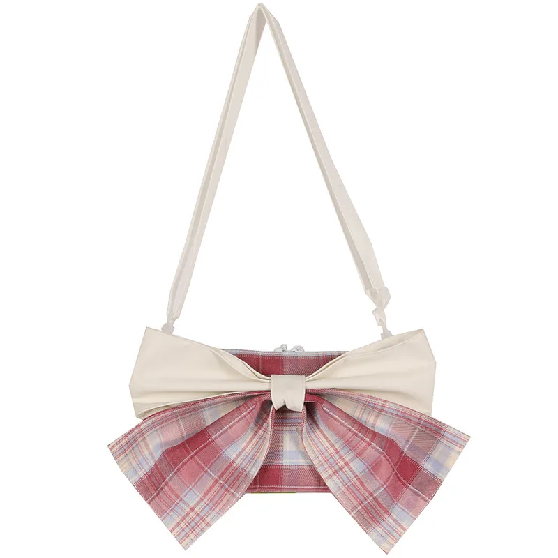 

Twinkle Custom Tide Hit Color Student Portable Fashion Design Bow Crossbody Bag