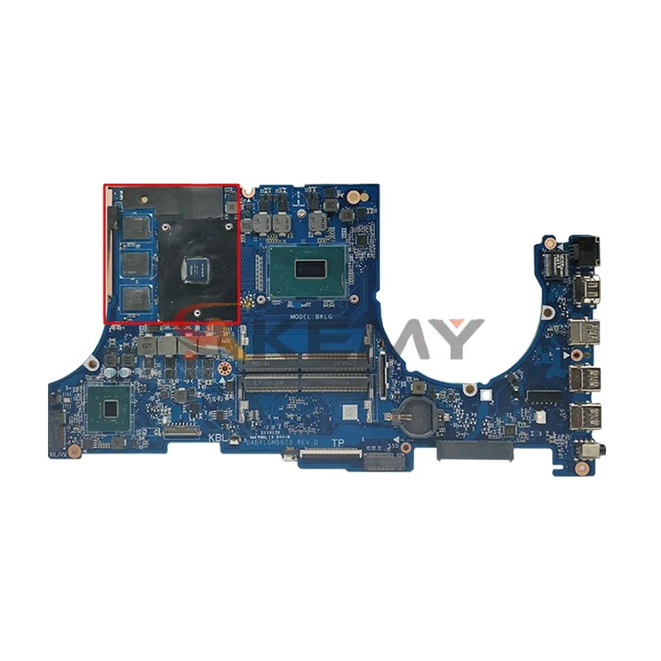 

For ASUS TUF Gaming FX504GE FX504G FX80G laptop motherboard with i7-8750H CPU GTX1050TI-V4G FX504GE notebook mainboard test 100%