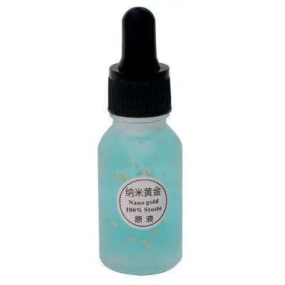 

AiXin OEM 15ML Nano Gold 100% Stoste Repairing Fine Wrinkles Brightening Blue Copper Peptide Gold Foil Serum