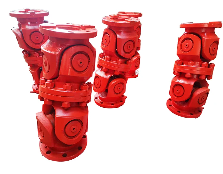 swc short cardan cross shaft flange universal joint coupling without telescopic
