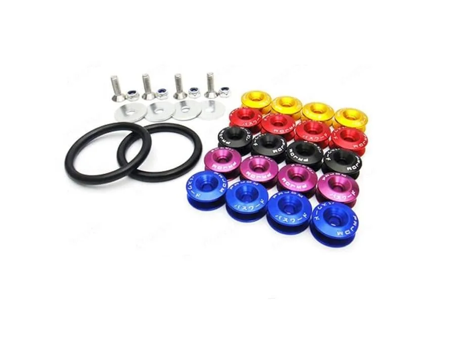 
fender washer bumper release lug nut valve oil gap Mugen Radiator protection cover Tow hook auto accessories jdm 