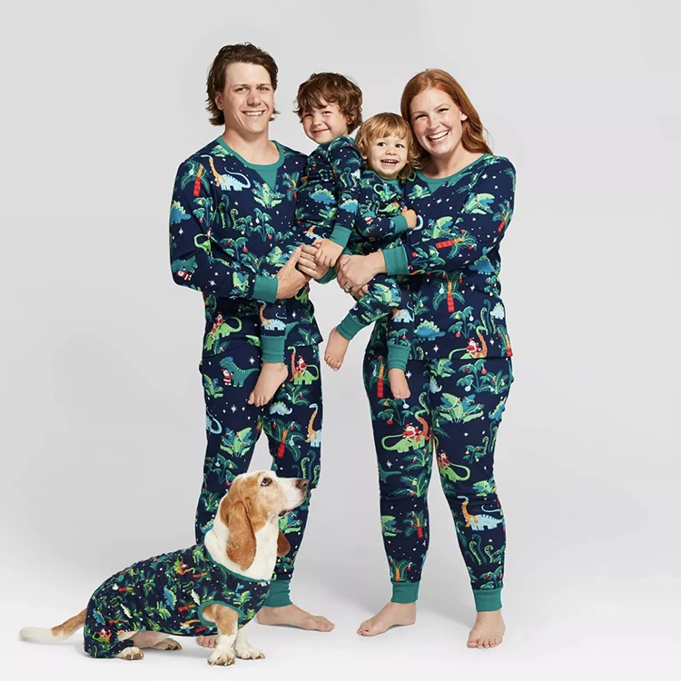 

Wholesale Multiple styles christmas family matching sleeping pajamas sets, 1 colors