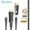 RisingSun Hot Sale 4K 60Hz 2.0V 18Gbps AOC Active Hdmi Fiber Optic Cable