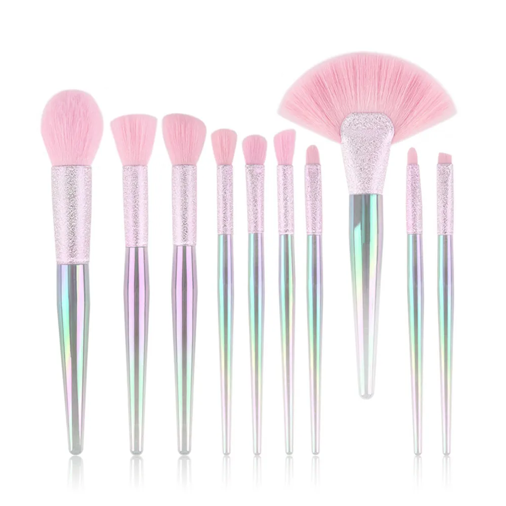 

Muting Cosmetic Brush 10Pcs Blending Brushes Makeup High Grade Makeup Brushes, Customized