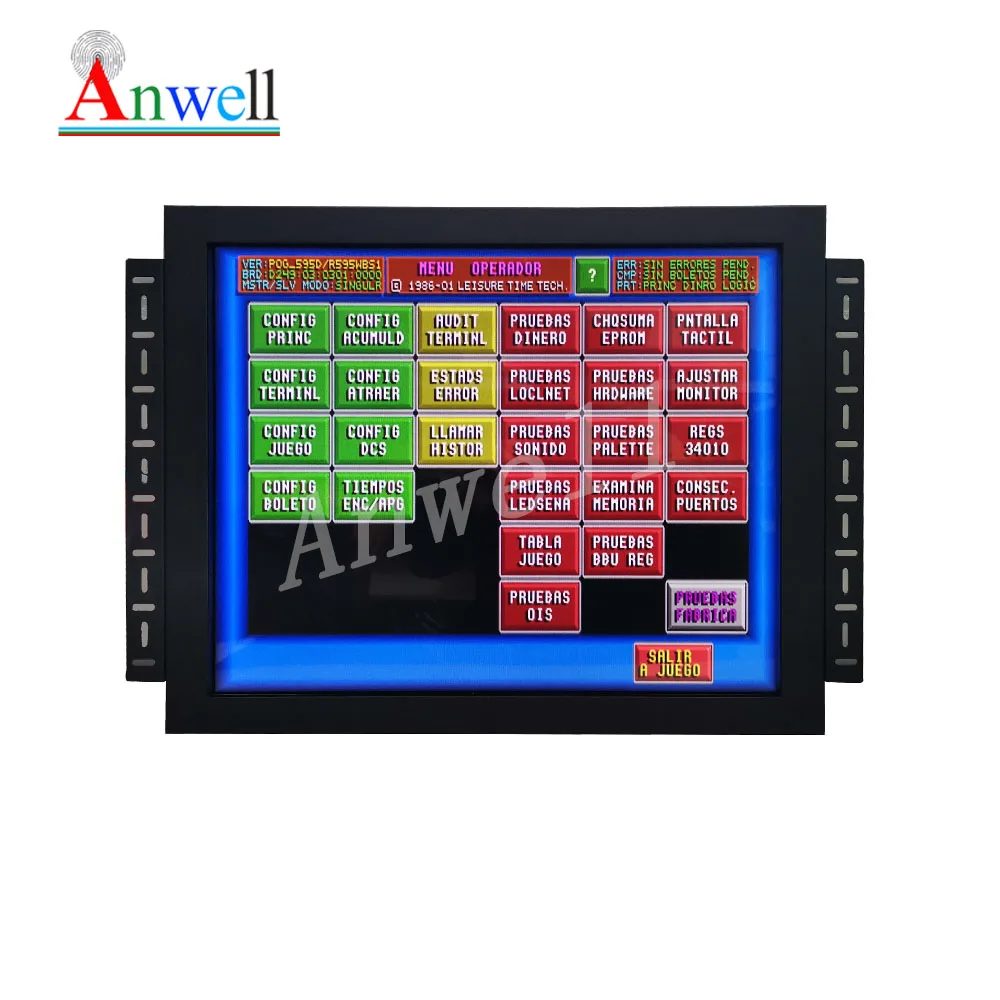 

open frame IR touch screen LCD display infrared microtouch gaming monitor