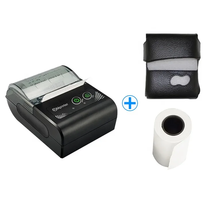 

Cheap 58MM Portable Wireless Blue tooth Mobile Printer 58mm Pos Printer Android iOS Mini Thermal Receipt Printer